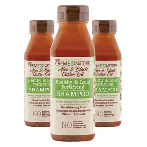 Creme of Nature Shampoo Aloe & Black Castor Oil – Stärkt & Reinigt 355ml