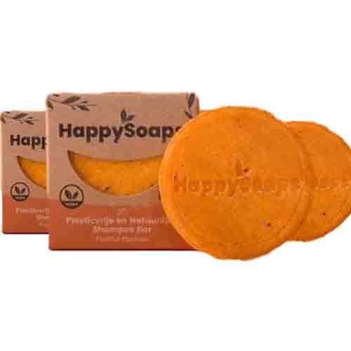 HappySoaps Shampoo Bar Fruitful Passion – Fruchtiger Duft 70g