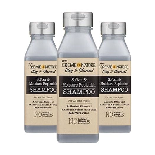 Creme of Nature Shampoo mit Ton & Aktivkohle – Ohne Sulfate 355ml