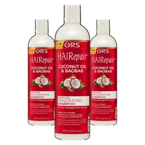 ORS HAIRepair Shampoo mit Kokos & Baobab – Ohne Sulfate 370ml