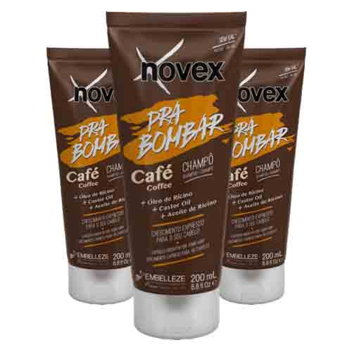 Novex Shampoo Pra Bombar Café – Für Haarwachstum 200ml
