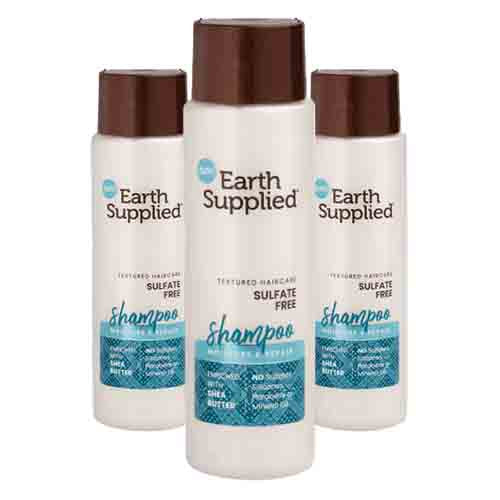 Earth Supplied Shampoo ohne Sulfate – Feuchtigkeit & Repair 384ml