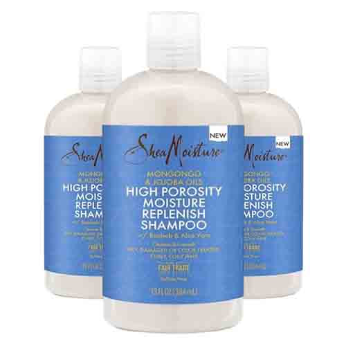 Shea Moisture Shampoo High Porosity – Feuchtigkeit 384ml