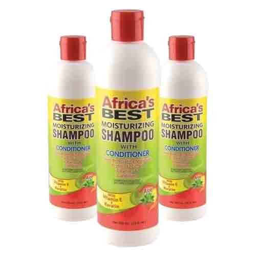 Africa's Best Shampoo mit Conditioner – Feuchtigkeit 355ml