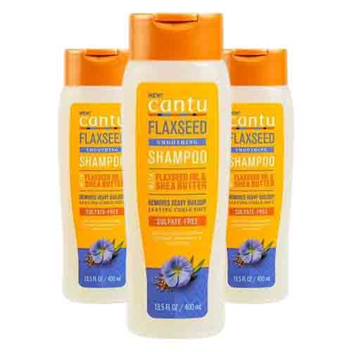 Cantu Shampoo mit Leinsamen – Entfernt Rückstände 400ml