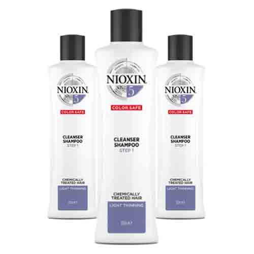 Nioxin Shampoo System 5 – Volumen & Feuchtigkeit 300ml