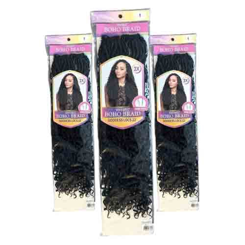 Vivitress Goddess Locs 22" # 1 – Hochwertige Extensions 100g
