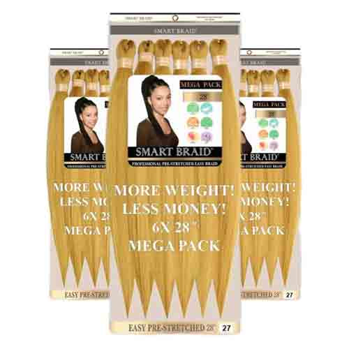 Smart Braids Zöpfe Pre Stretched 6x – Langanhaltend 100g