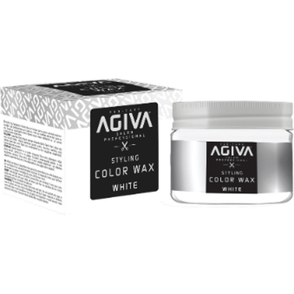 Agiva Styling Color Wax White – Kreativer Halt 120ml