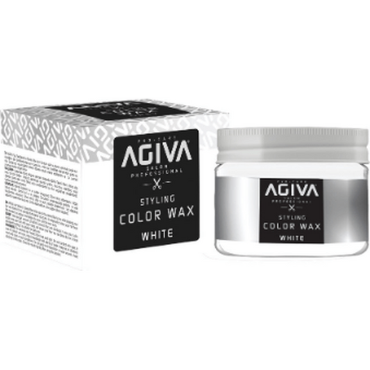 Agiva Styling Color Wax White – Kreativer Halt 120ml