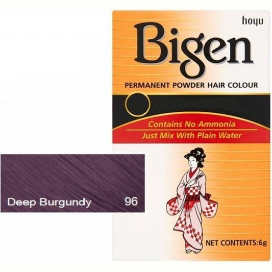 Bigen Haarfarbe Deep Burgundy no. 96 – Dauerhaft 100ml