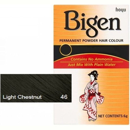 Bigen Haarfarbe Light Chestnut no. 46 – Langanhaltende Farbe 100g