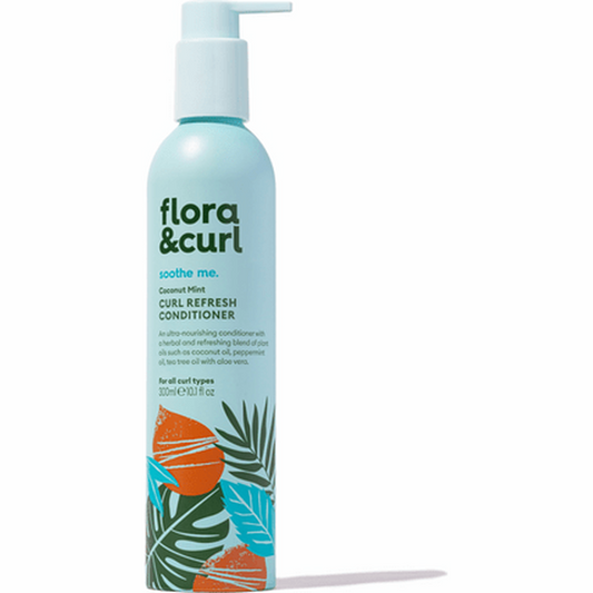 Flora & Curl Conditioner Coconut Mint – Feuchtigkeit 300ml