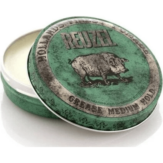 Reuzel Pomade Green Grease Medium Hold – Mittlerer Halt 113g