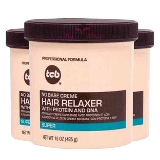TCB Haar Relaxer No Base Creme (Super) – Sanfte Anwendung 425g